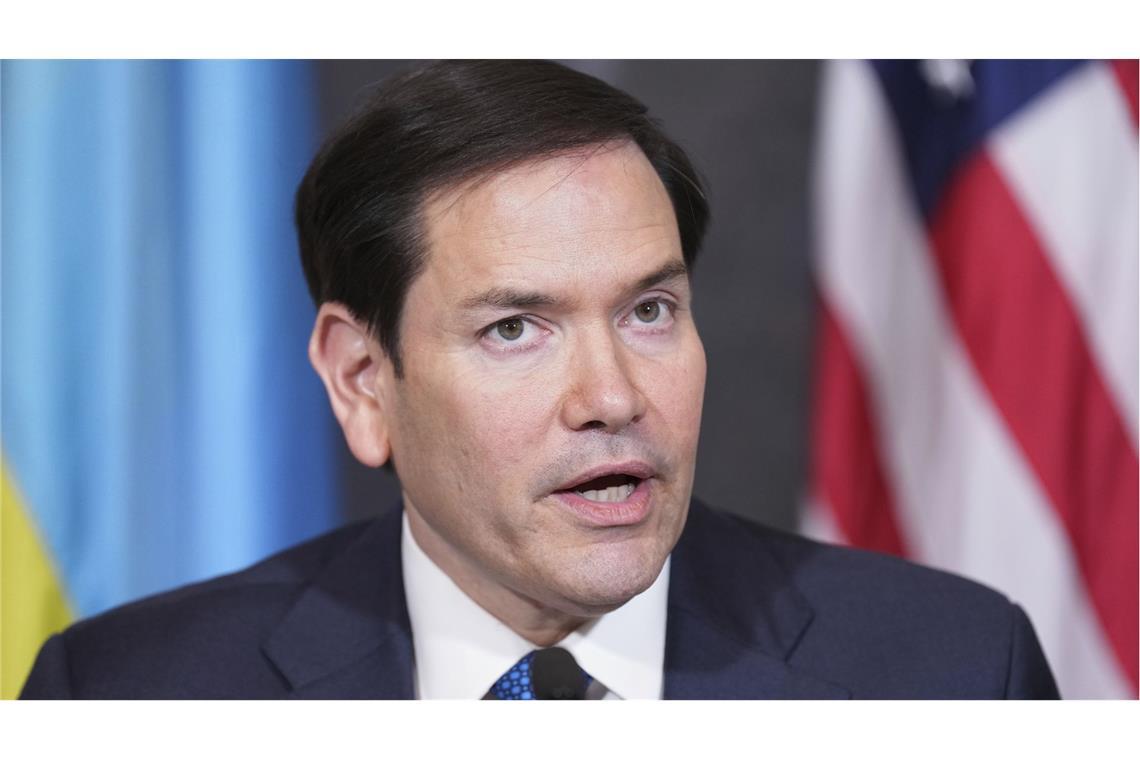 US-Außenminister Rubio: Entwicklungshilfe durch USAid beendet US-Außenminister Marco Rubio hat offiziell das Ende von Auslandshilfen durch USAid verkündet (Archivbild).