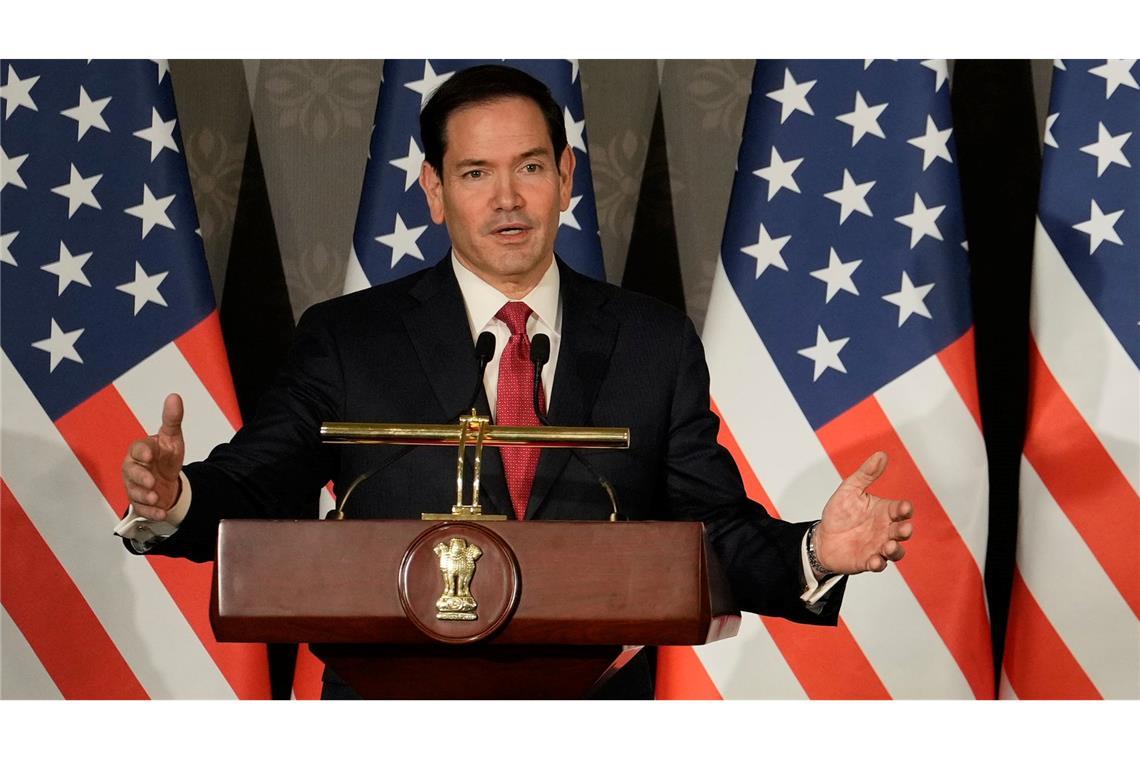 US-Außenminister Marco Rubio sprach von möglichen "guten Nachrichten".