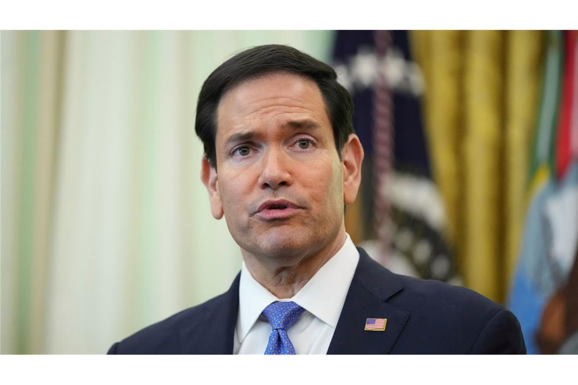 US-Außenminister Marco Rubio vergleicht die Straße von Hormus mit einer "wirtschaftlichen Atomwaffe". (Archivbild)