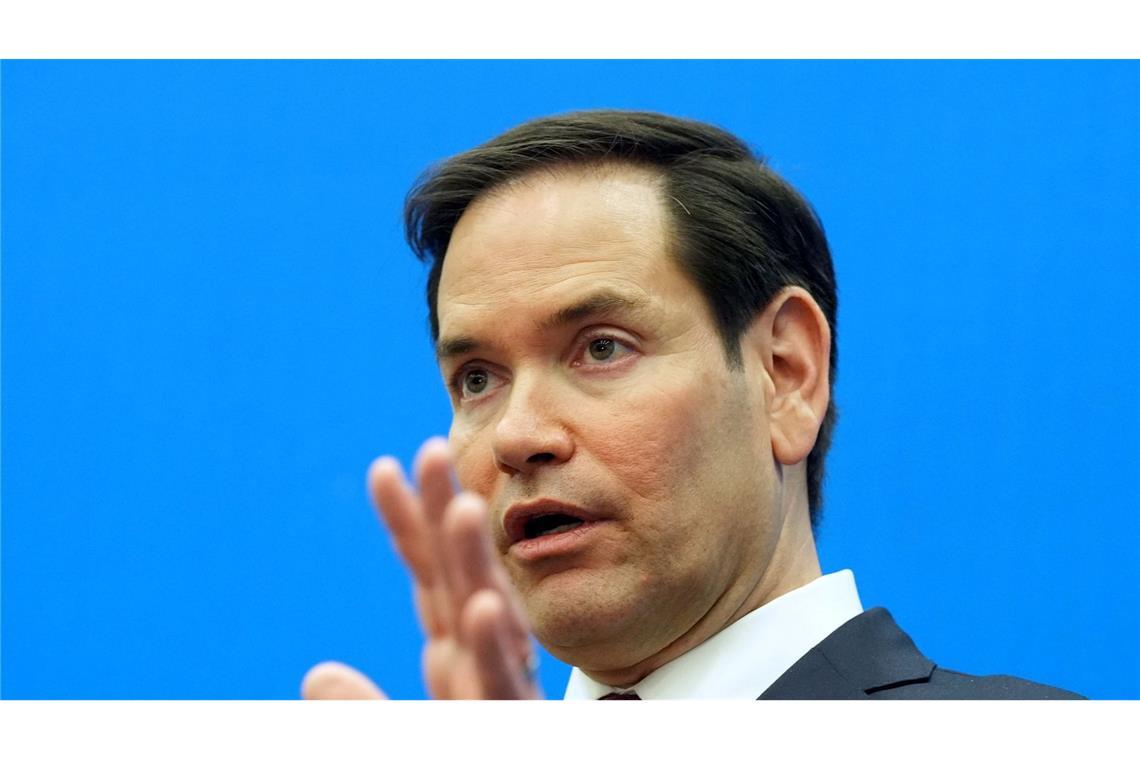 US-Außenminister Marco Rubio verzichtet auf eine Reise nach Brüssel. (Archivbild)