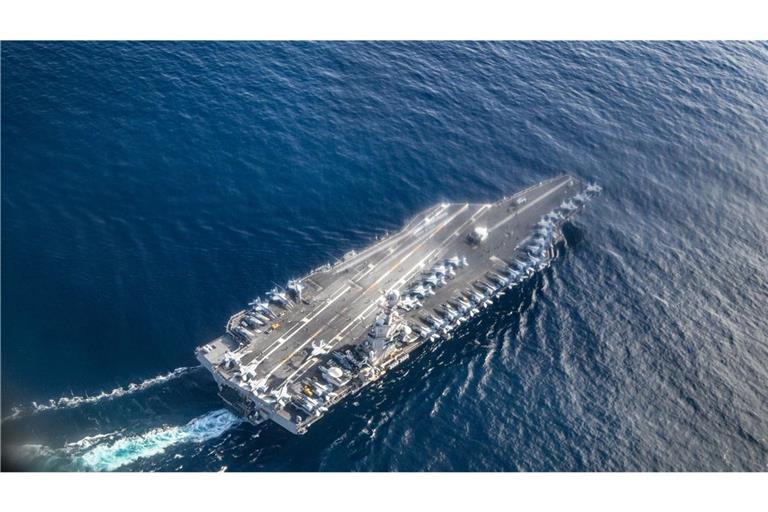 US-Flugzeugträger „USS Gerald R. Ford“ befindet sich zwischenzeitlich in der Karibik (Archivbild)
