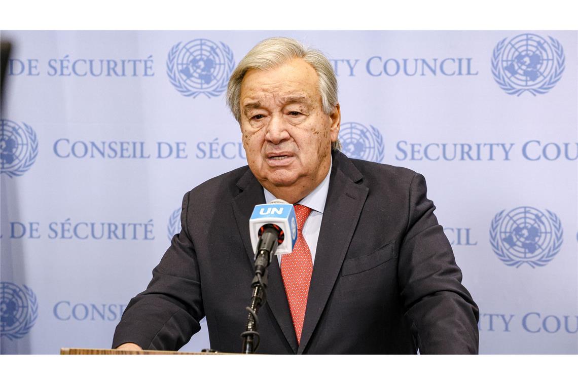 Erste Phase der Gaza-Waffenruhe läuft ab US-Generalsekretär Guterres fordert eine Fortsetzung der Waffebruhe. (Archivbild)