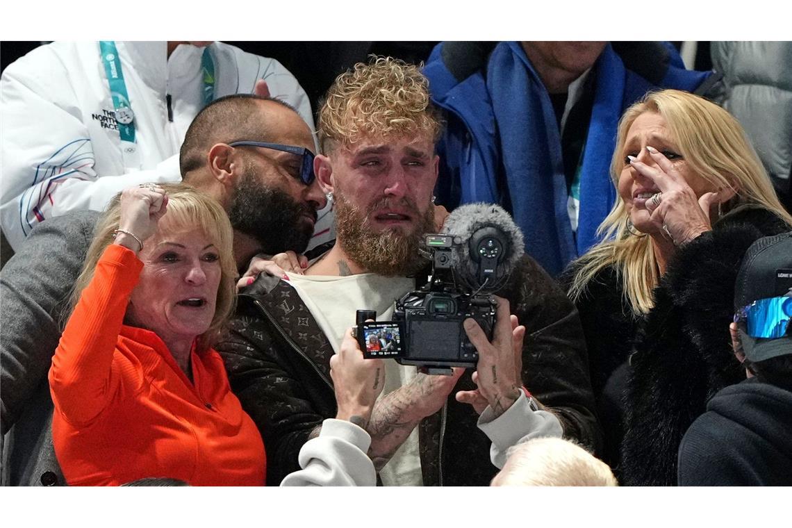 US-Influencer und Leerdam-Freund Jake Paul vergoss Freudentränen.
