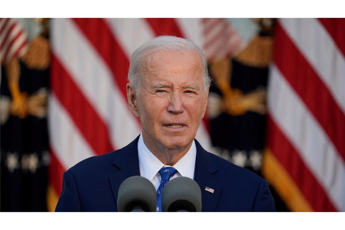 Aufatmen und Skepsis nach Beginn der Waffenruhe US-Präsident Biden setzt sich auch für eine Waffenruhe in Gaza ein.
