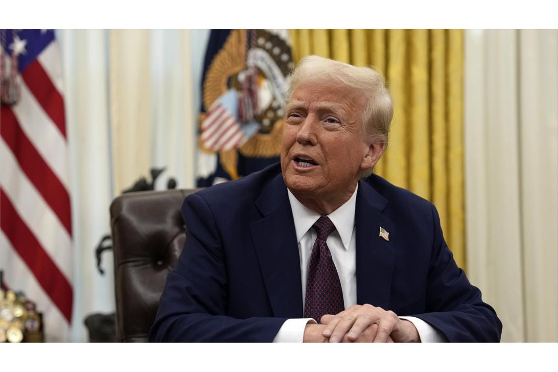 USA schieben hunderte „kriminelle illegale Einwanderer“ ab US-Präsident Donald Trump