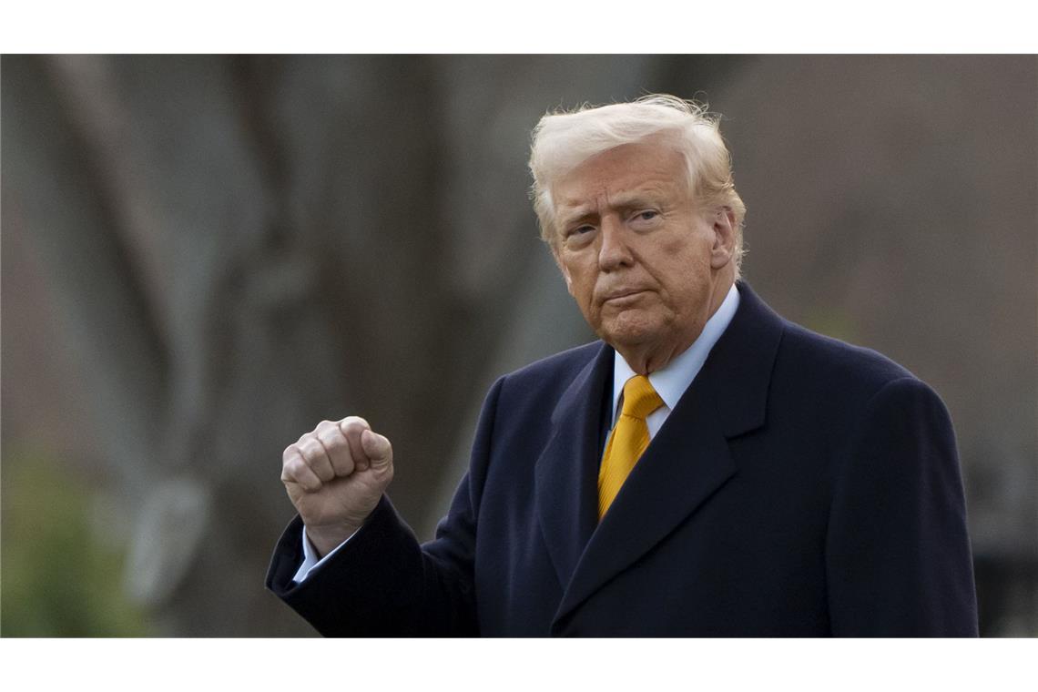 Berichte: Trump-Brief im Iran angekommen US-Präsident Donald Trump