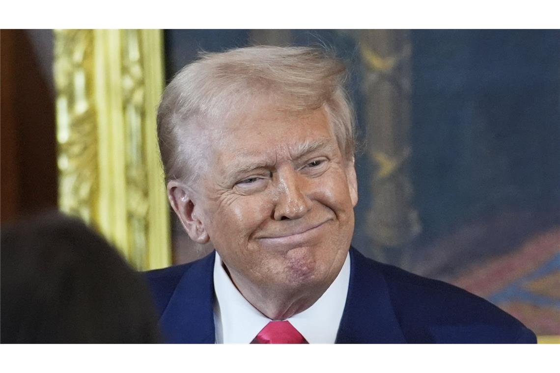 Trump: Niemand will Palästinenser aus Gaza vertreiben US-Präsident Donald Trump