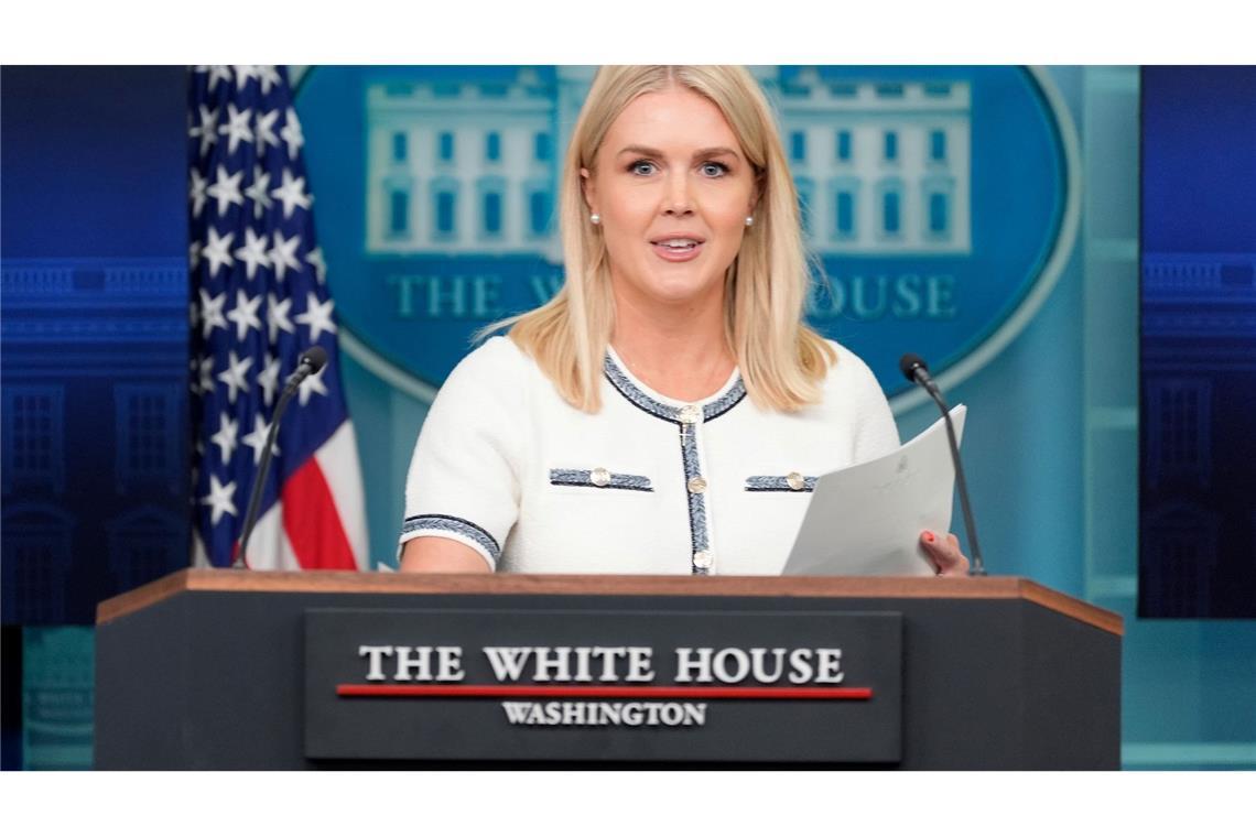 US-Präsident Donald Trump bedauert, dass Katar Ort eines israelischen Angriffs auf die islamistische Hamas geworden ist - sagt die Pressesprecherin des Weißen Hauses, Karoline Leavitt. (Archivbild)