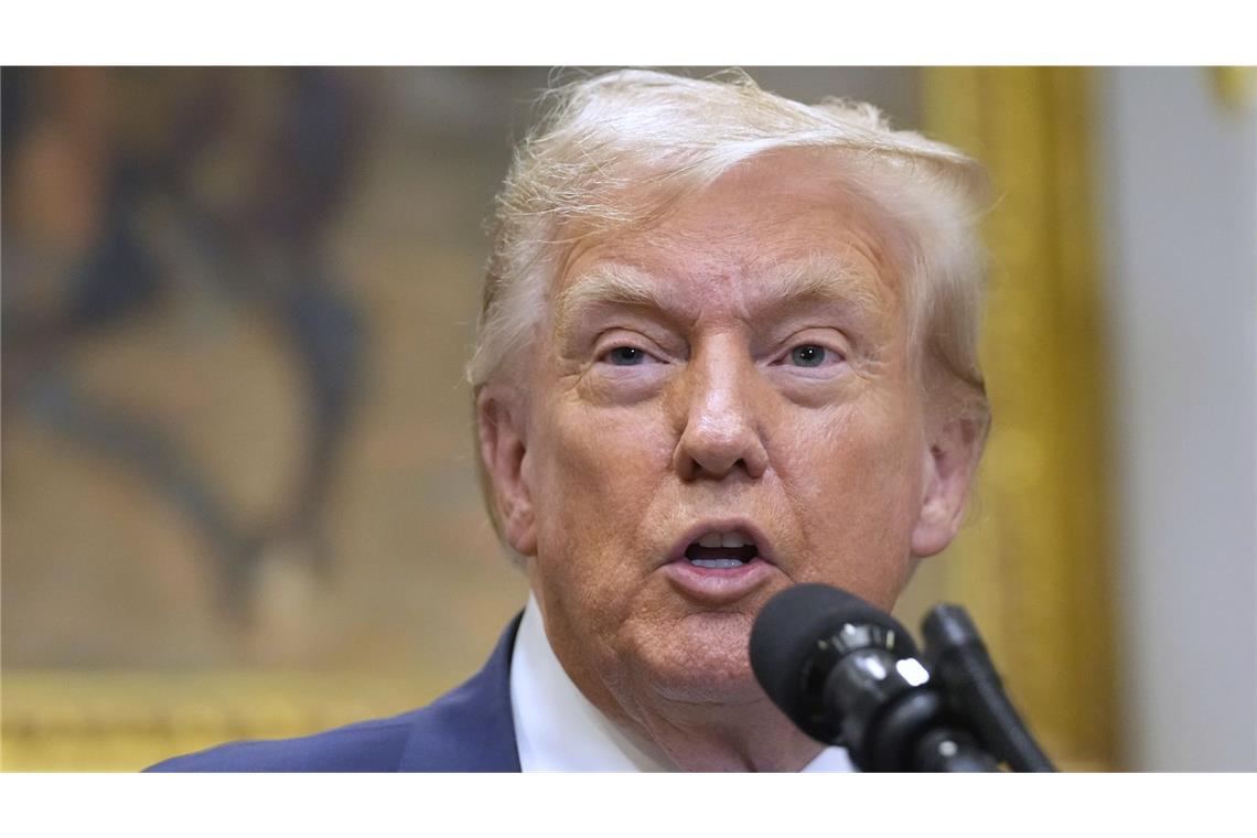 US-Präsident Donald Trump droht Russland.