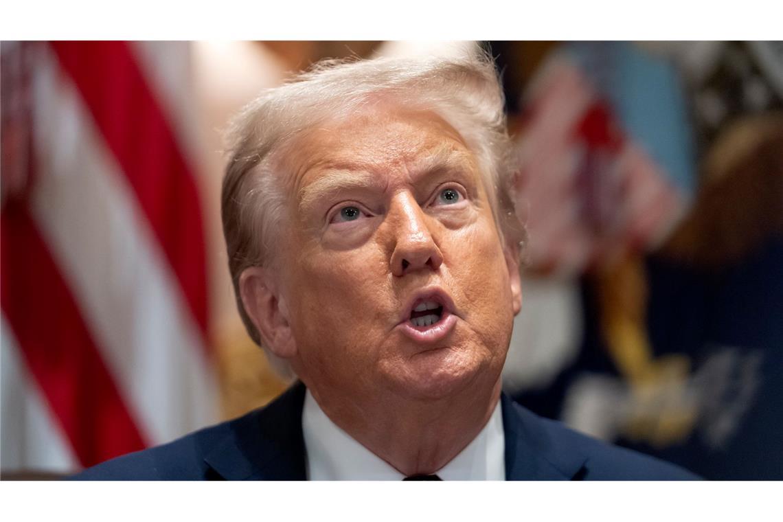 Goldpreis steigt auf Rekordhoch US-Präsident Donald Trump gilt als vehementer Verfechter niedrigerer Zinsen. (Archivbild)