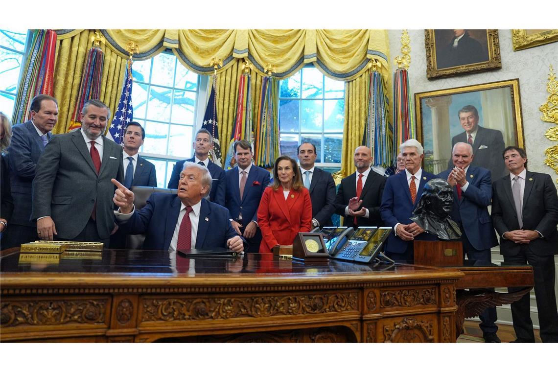 US-Präsident Donald Trump hält nichts von den Kraftstoffverbrauchsvorgaben seines Vorgängers Joe Biden.