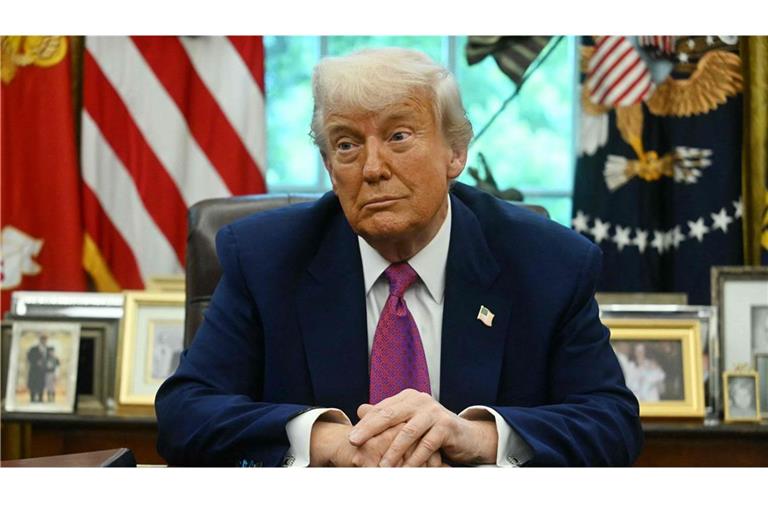 US-Präsident Donald Trump hat der EU mit Strafzöllen gedroht.