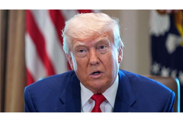 US-Präsident Donald Trump hat Drohungen Richtung Grönland erneuert. (Archivbild)