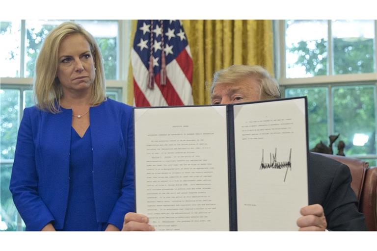 US-Präsident Donald Trump hat ein Dekret gegen „woke“ Universitäten. (Archivbild)