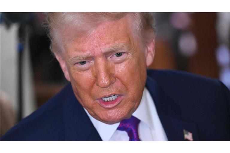 US-Präsident Donald Trump hat neue Zölle angekündigt. (Archivbild)