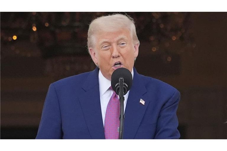 US-Präsident Donald Trump hat sich in einer Rede ungewöhnlich selbstkritisch gezeigt. (Archivbild)