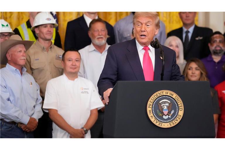 US-Präsident Donald Trump hatte eine unterzeichnete Vereinbarung mit China erwähnt, jedoch viele Fragen offengelassen.