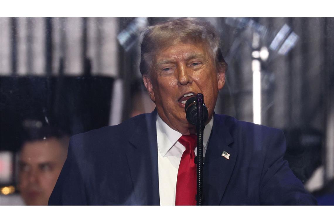 US-Präsident Donald Trump  im Weißen Haus. (Archivbild)