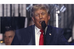 US-Präsident Donald Trump  im Weißen Haus. (Archivbild)