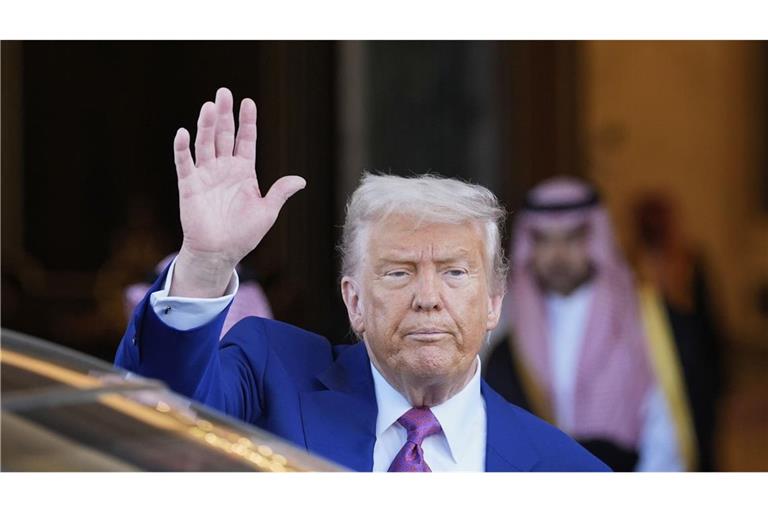 US-Präsident Donald Trump ist im Nahen Osten unterwegs.