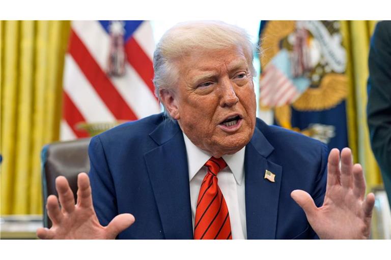US-Präsident Donald Trump ist sich sicher: Seiner Ansicht nach entstammt das Coronavirus einem chinesischen Labor.