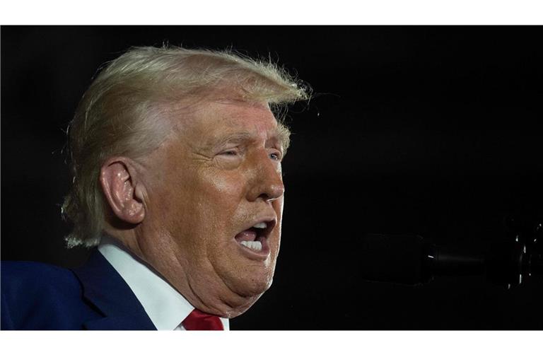 US-Präsident Donald Trump ließ sich von seinen Anhängern feiern. (Archivbild)