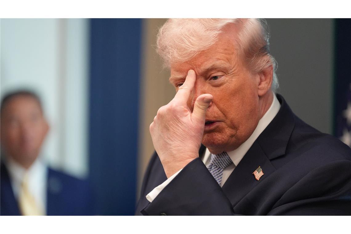 US-Präsident Donald Trump macht dem Iran Vorwürfe: Das Land mache "sehr schlechte Arbeit" im Umgang mit der Straße von Hormus. (Archivbild)