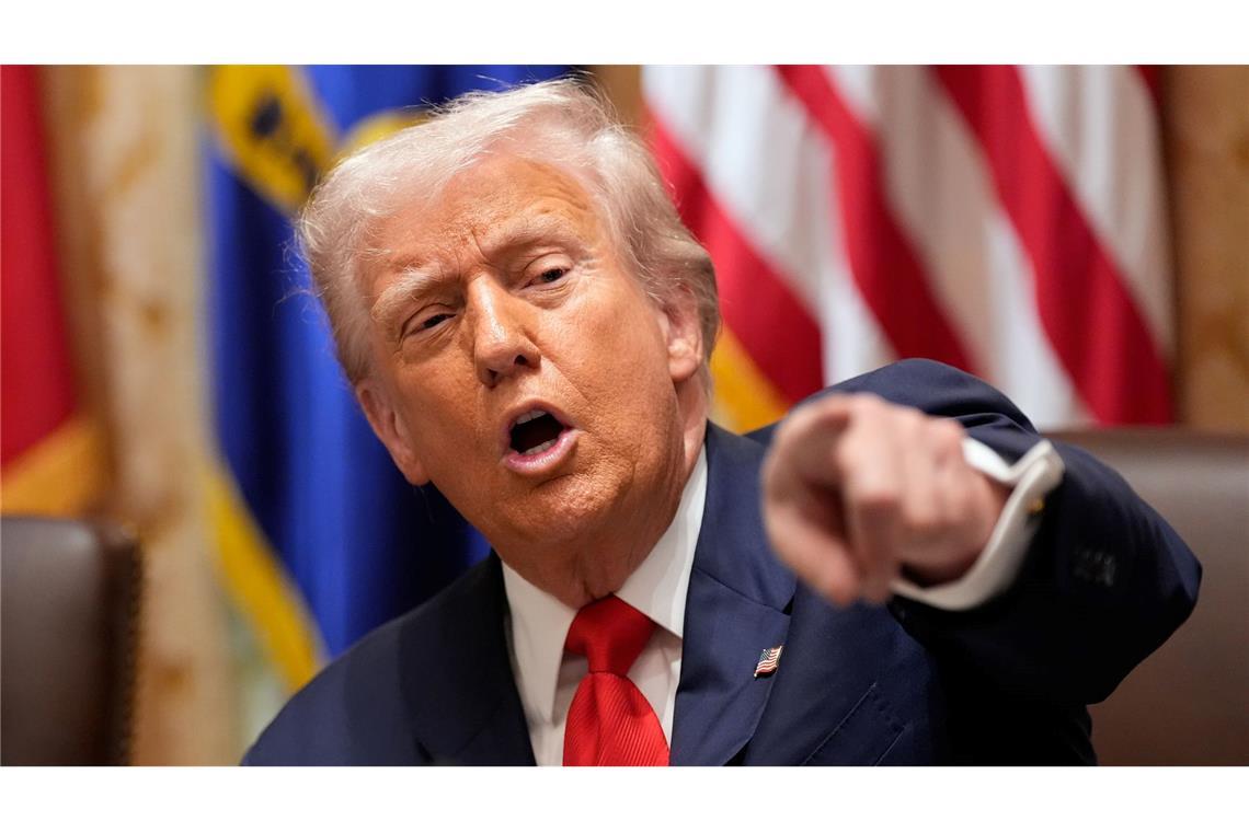 US-Präsident Donald Trump möchte den Luftraum über Venezuela schließen lassen.