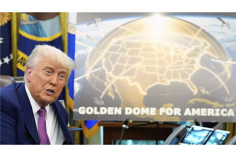 US-Präsident Donald Trump plant ein Schutzsystem nach dem  Vorbild des israelischen „Iron Dome“.