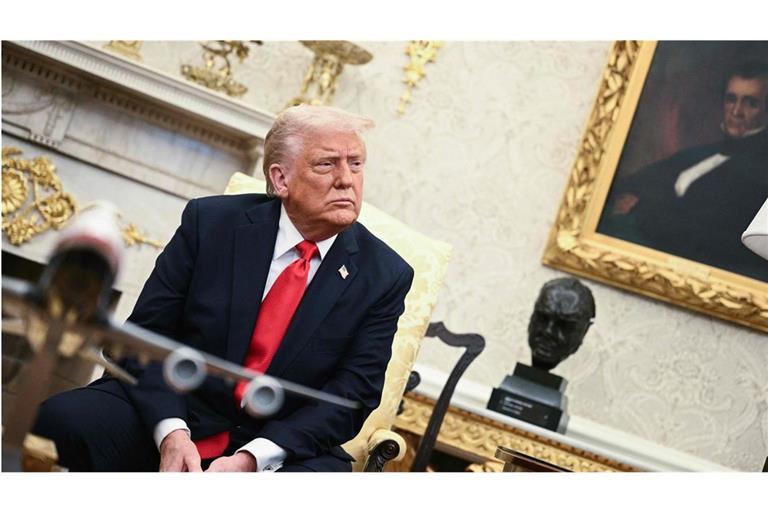 US-Präsident Donald Trump rechnet mit einem „fairen Abkommen“ im Zollstreit mit der EU (Archivbild).