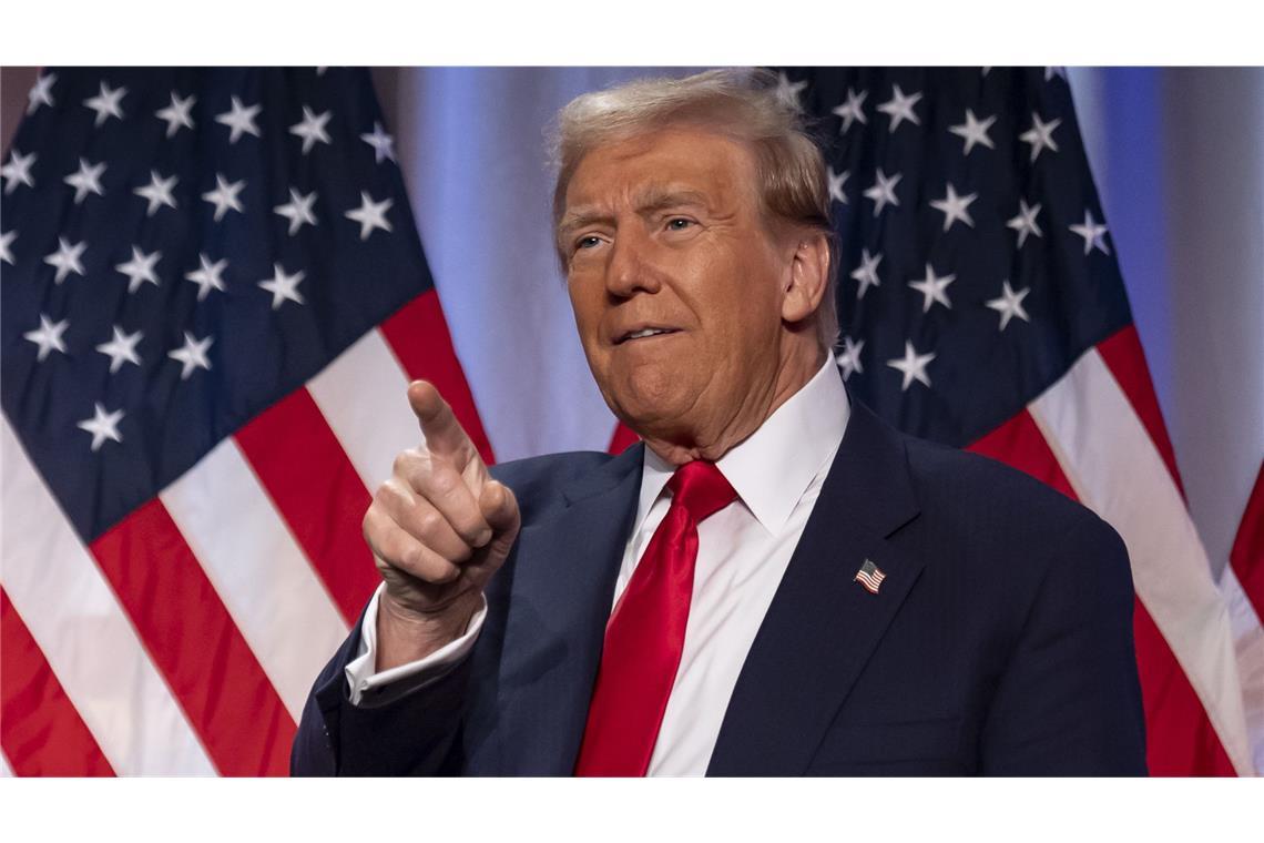 Trump streckt Iran Hand aus - droht zugleich mit Vernichtung US-Präsident Donald Trump richtet eine klare Botschaft an den Iran (Archivfoto).