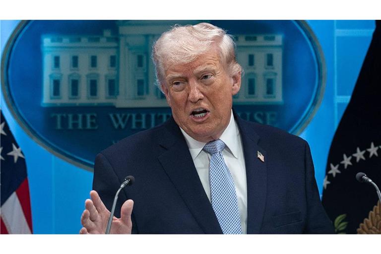 US-Präsident Donald Trump steht nach der Verkündung der Waffenruhe in der Kritik.