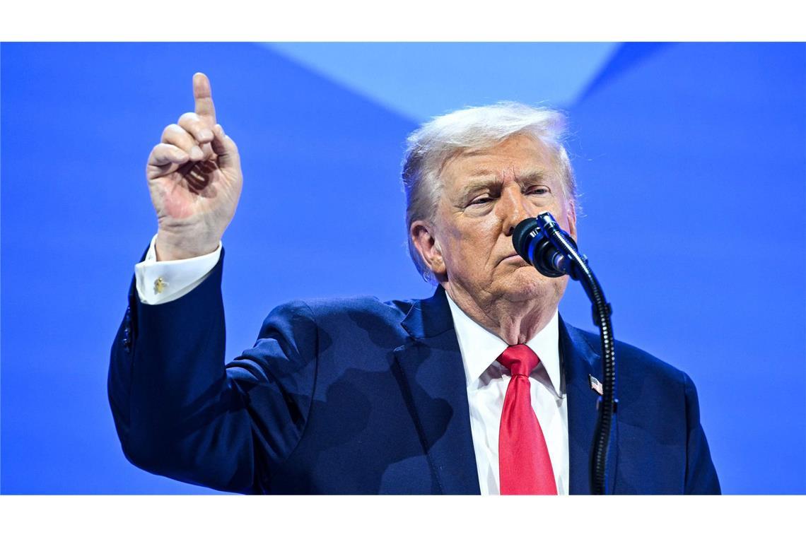 US-Präsident Donald Trump teilt gegen die Nato aus.