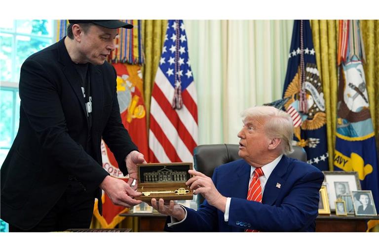 US-Präsident Donald Trump und Elon Musk.