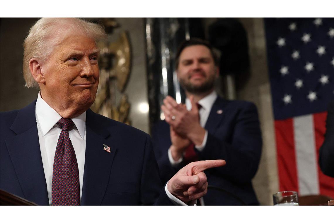 Trump will amerikanische Geschichte per Dekret umschreiben US-Präsident Donald Trump und sein Vize J.D. Vance. (Archivbild)