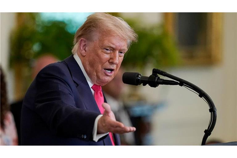 US-Präsident Donald Trump will ab dem 9. Juli noch mehr Zölle in Kraft treten lassen, wenn die EU den USA in Handelsfragen nicht entgegenkommt.