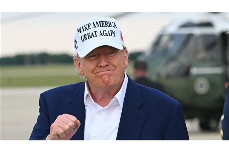 US-Präsident Donald Trump will die Einführung der Zölle auf EU-Importe um einen Monat verschieben. (Archivbild)