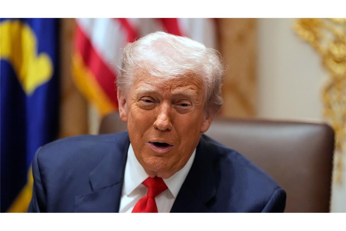 US-Präsident Donald Trump will die Hamas entwaffnet sehen - notfalls mit Gewalt.