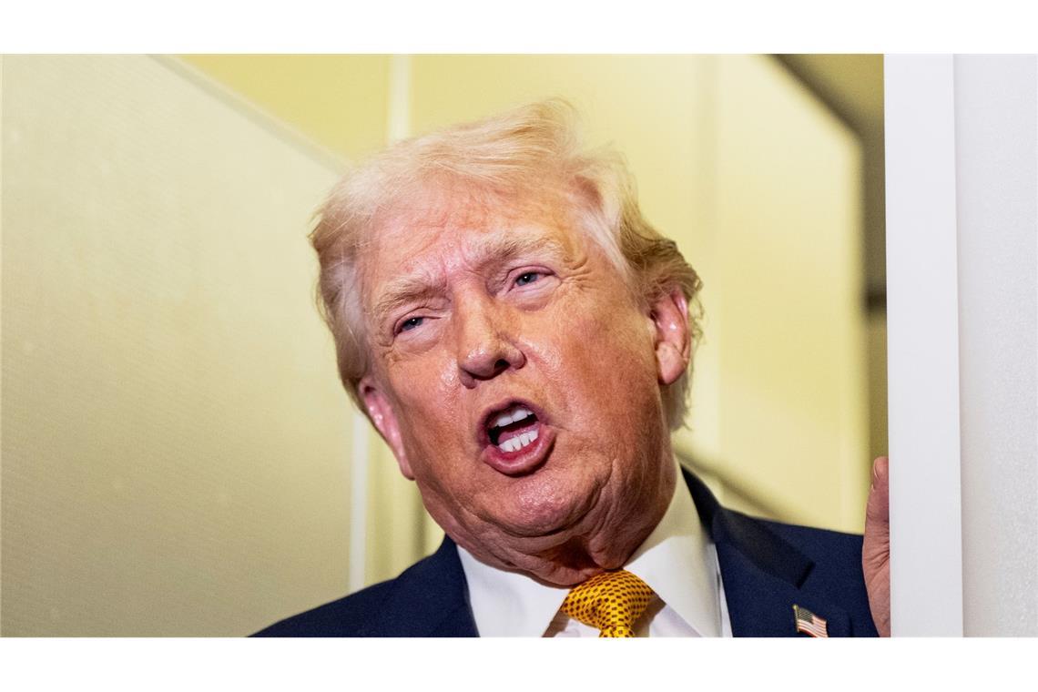 US-Präsident Donald Trump will die Islamische Republik mit Zöllen unter Druck setzen. (Archivbild)