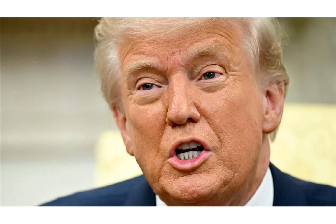 Trump: Tesla-Vandalismus schlimmer als Kapitol-Attacke US-Präsident eckt mit einem provokanten Vergleich an. (Archivbild)