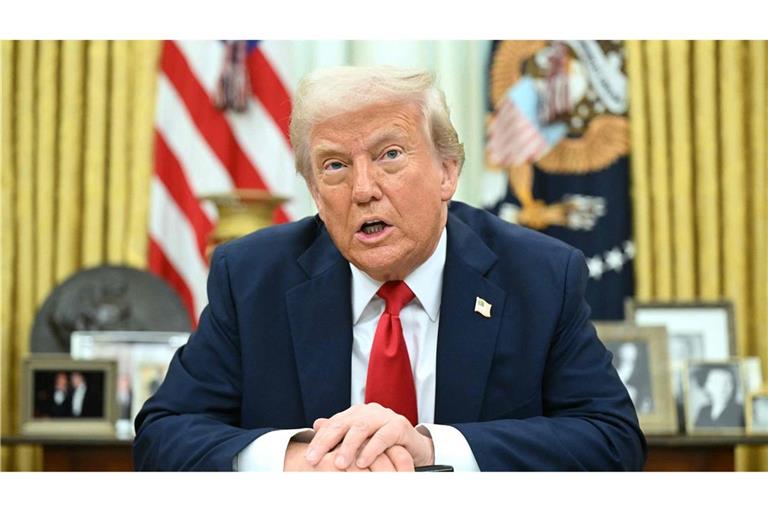 US-Präsident Trump bezeichnet den Tag des Zollbeginns als „Tag der Befreiung“.