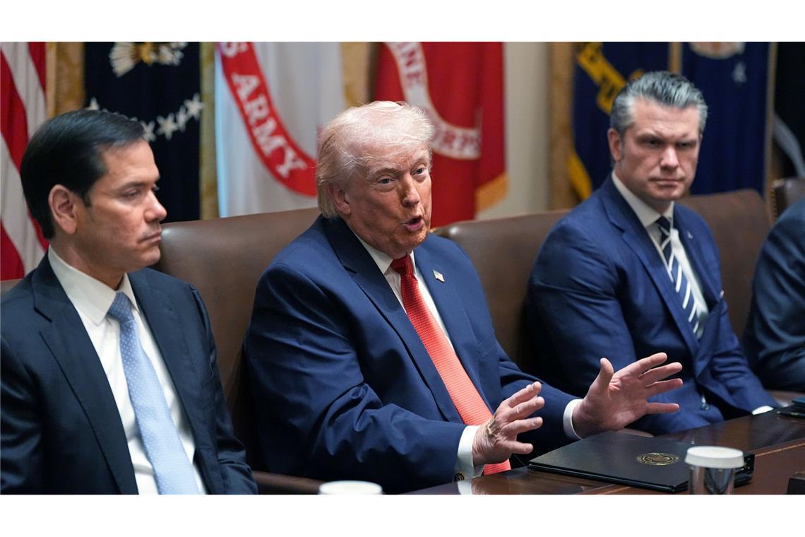 US-Präsident Trump droht dem Iran.