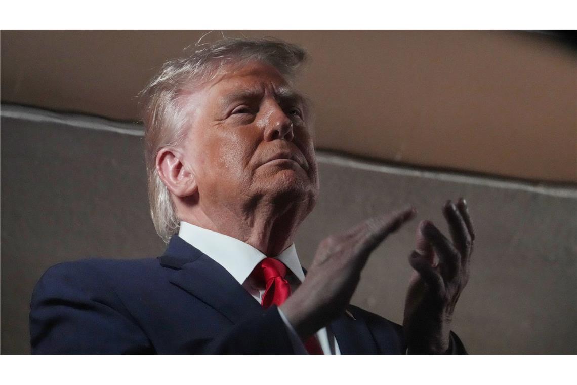 US-Präsident Trump feiert an diesem Sonntag seinen 80. Geburtstag. (Archivbild)