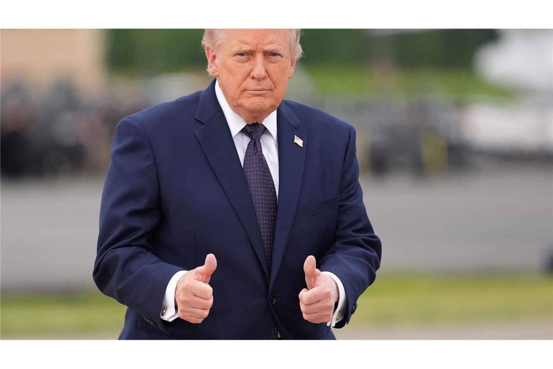 US-Präsident Trump hält eine Einigung für möglich - schließt aber auch eine neue Eskalation nicht aus.