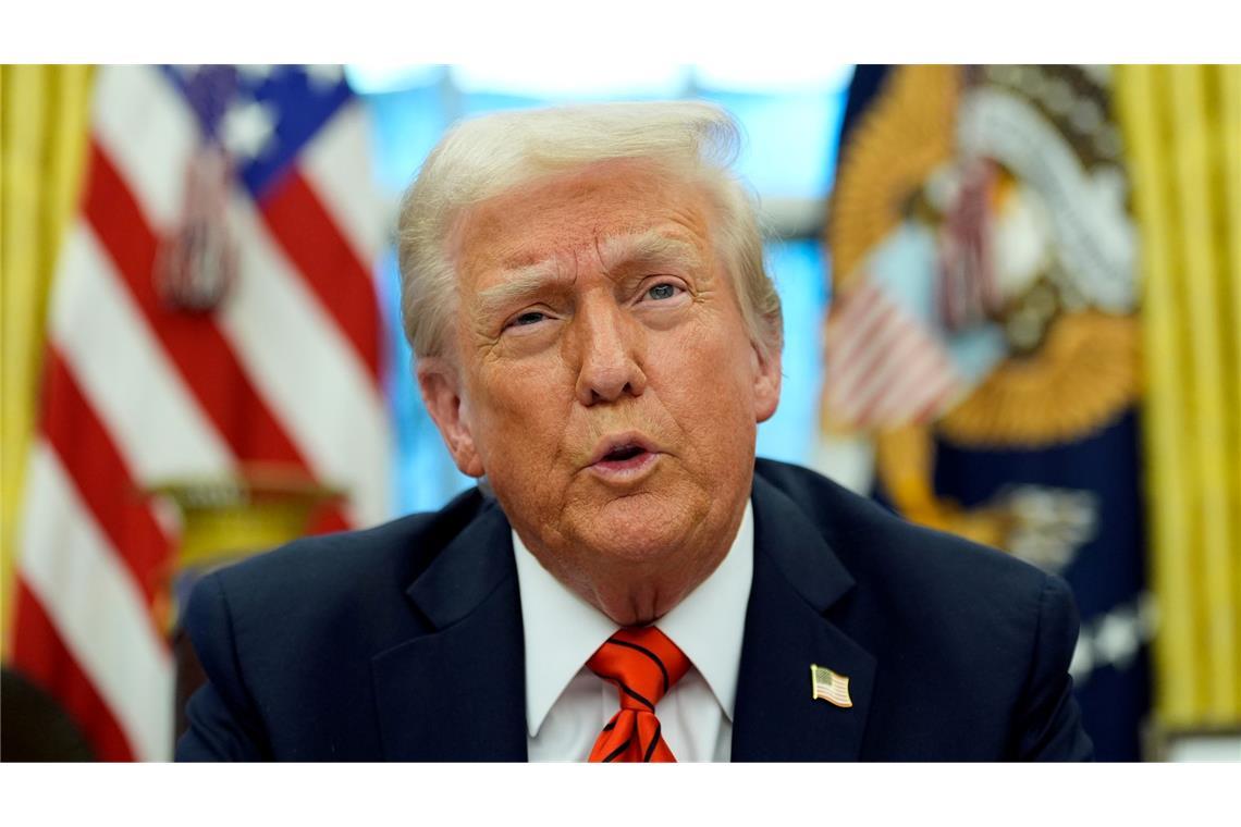 Stahl und Aluminium: Trump bringt weitere Zölle auf den Weg US-Präsident Trump setzt weiter auf Zölle.