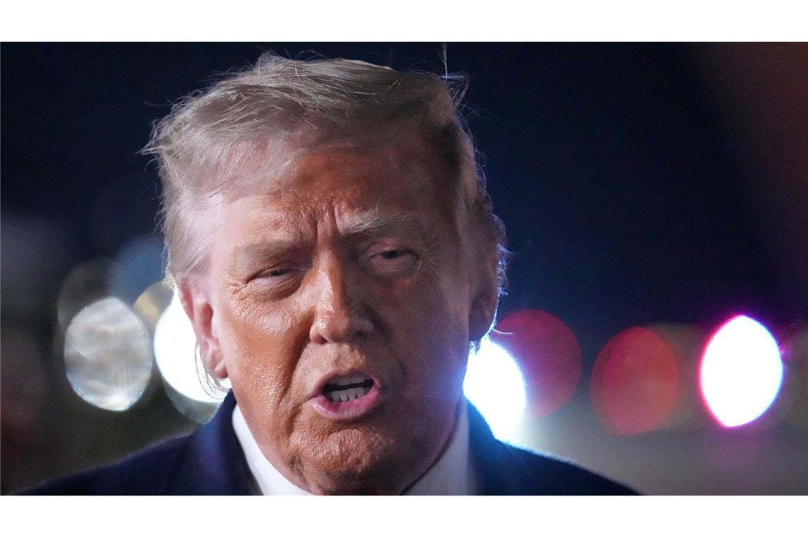 US-Präsident Trump sieht das iranische Militär als stark geschwächt. (Archivbild)