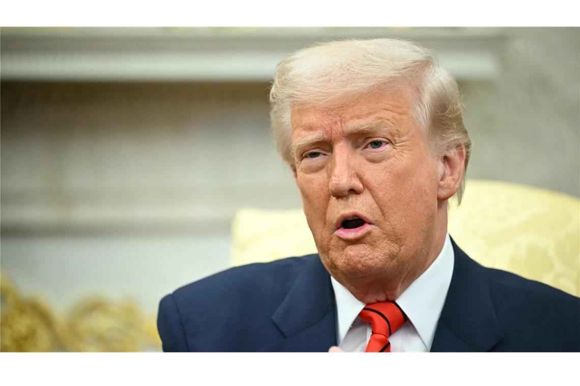 Trump zur Sicherheitspanne: „Ich war nicht involviert“ US-Präsident Trump spielt die Lage herunter. (Archivbild)