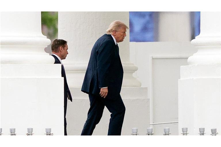 US-Präsident Trump zufolge ist ein Rahmenabkommen mit dem Iran "weitgehend" ausgehandelt.