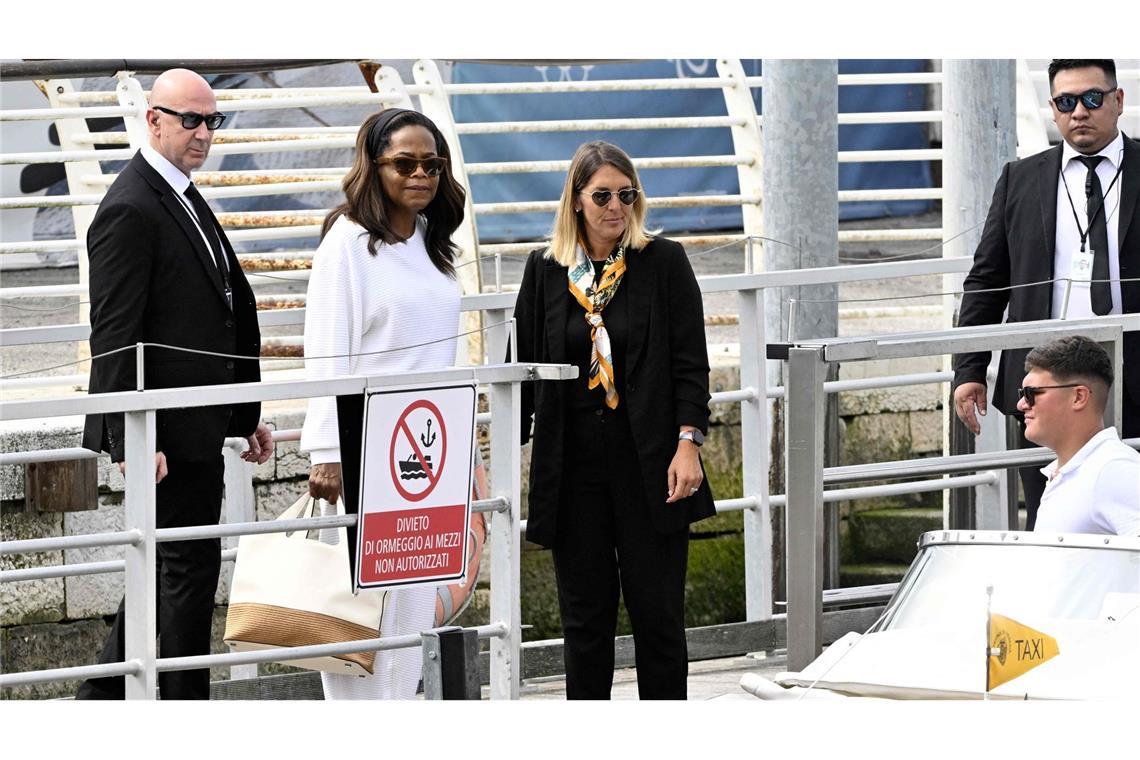 Vor Bezos-Hochzeit: Venedig im Ausnahmezustand US-Talkshow-Legende Oprah Winfrey ist für die Hochzeit von Bezos und Sanchez angereist.