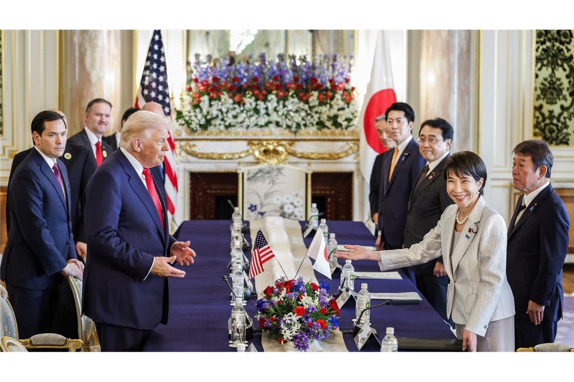 Gegengewicht zu China: Japan und USA stärken Allianz USA und Japan stärken ihr Bündnis.